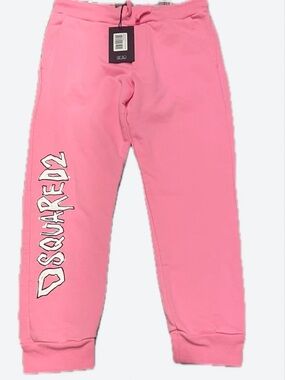 DSQUARED2 Pink Logo Track Joggers